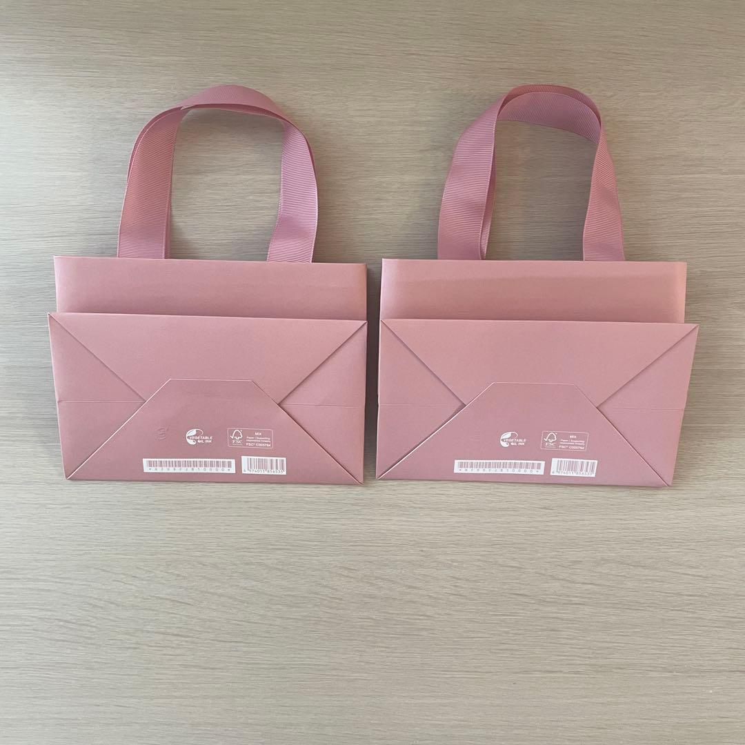 ReFa ショップ紙袋 2枚セット ピンク — image 2