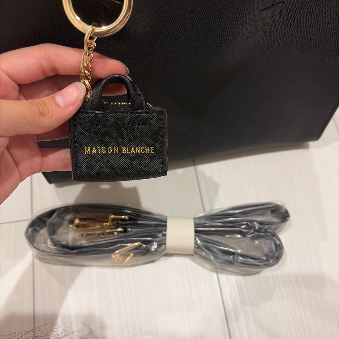 MAISON BLANCHE ハンドバッグ ブラック — image 4