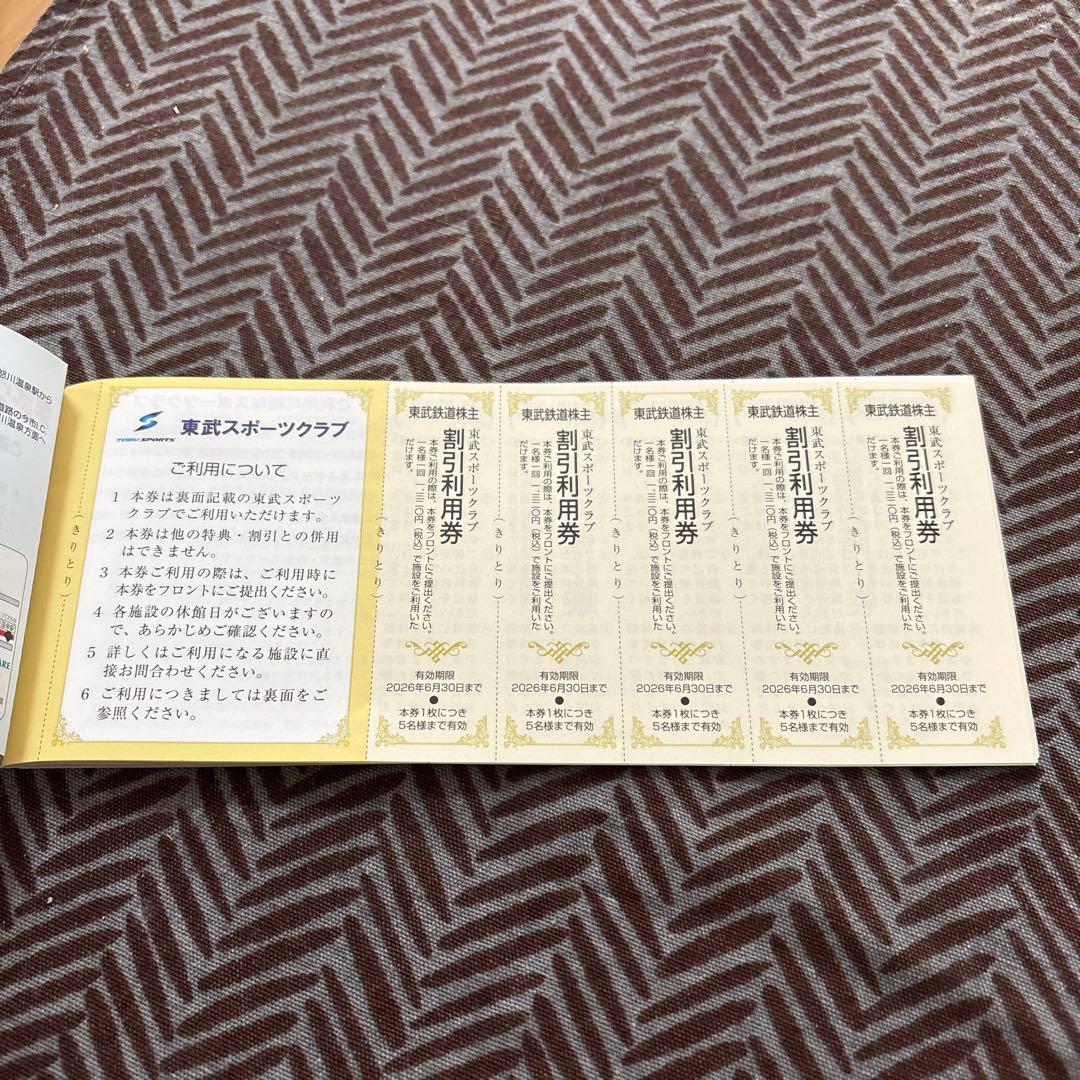 東武鉄道 株主優待券 冊子 — image 3