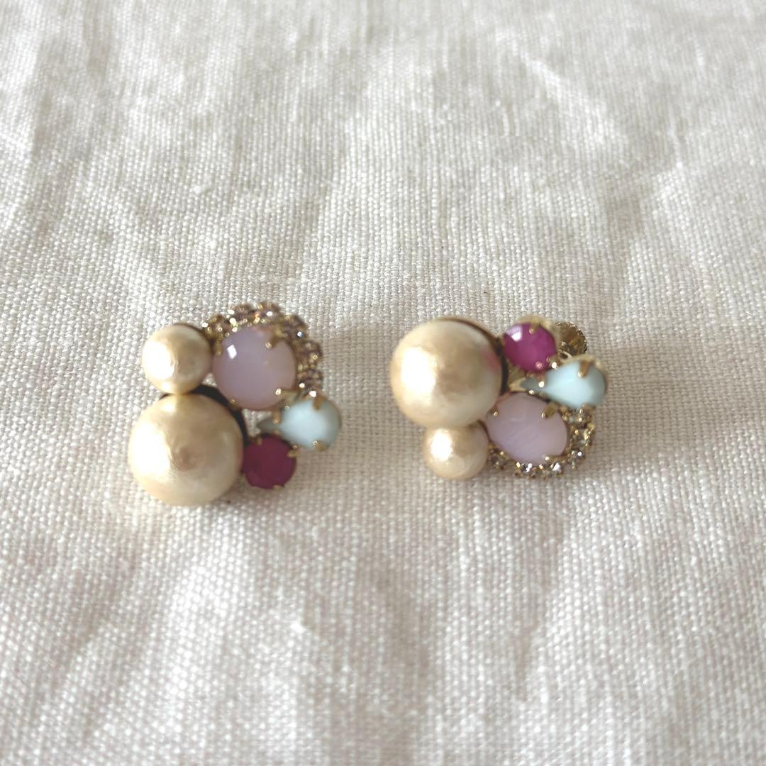 【美品】パステルカラーのイヤリング — image 2