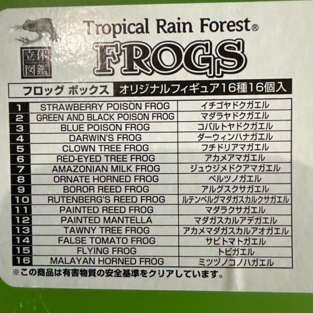カロラータ15種1個欠品Tropical Rain Forest FROGS — image 3