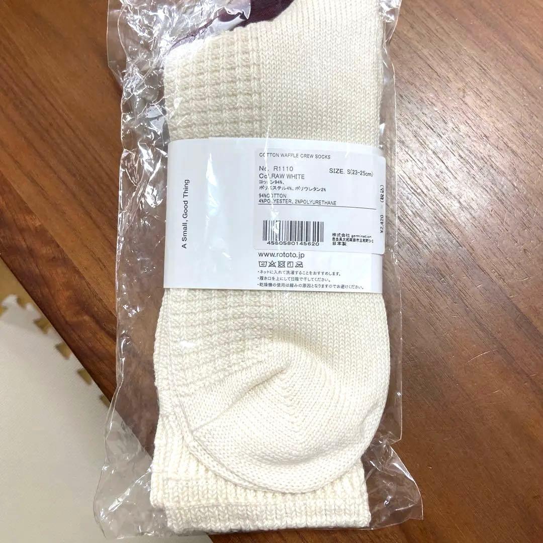 ROTOTO COTTON 靴下【新品未使用】 — image 2
