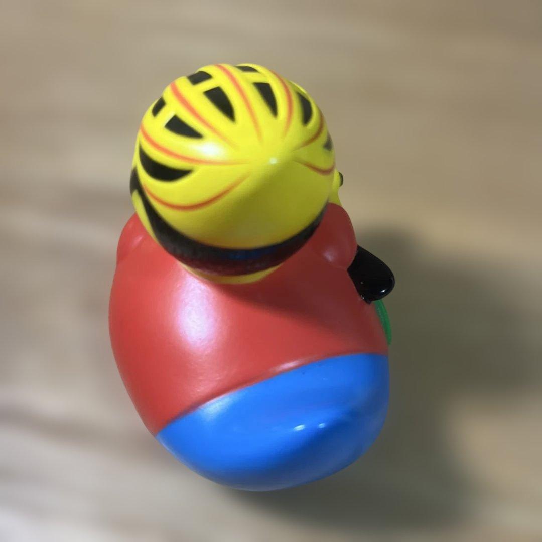 LILALU 自転車に乗るアヒル ラバーダック フィギュア — image 5