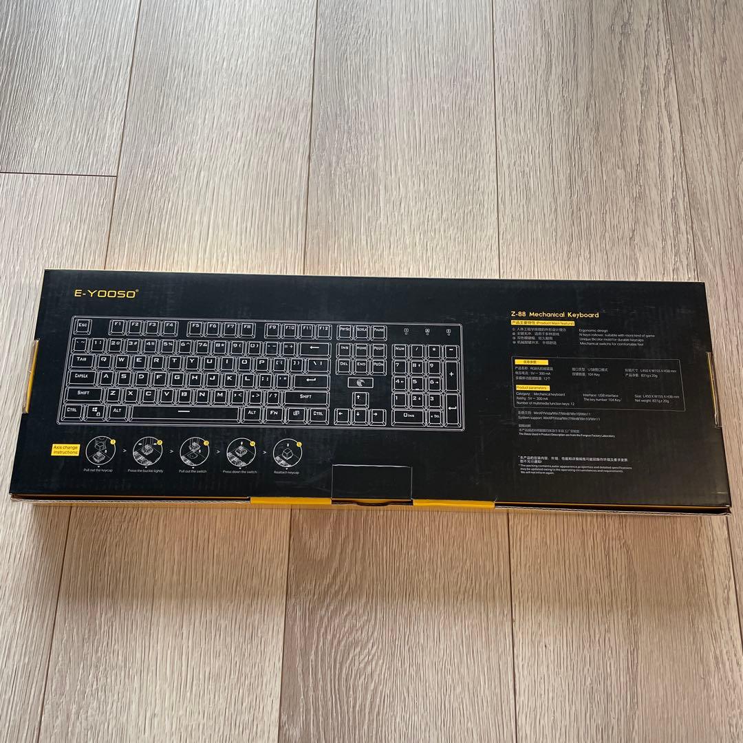 E-YOOSO Z-88 メカニカルキーボード 本体 新品未使用 — image 2