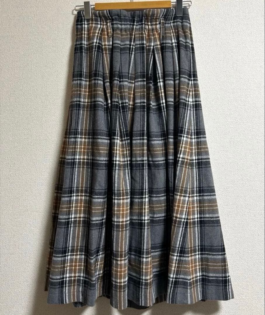 ACLENT アクレント　Volume wrap check skirt — image 2