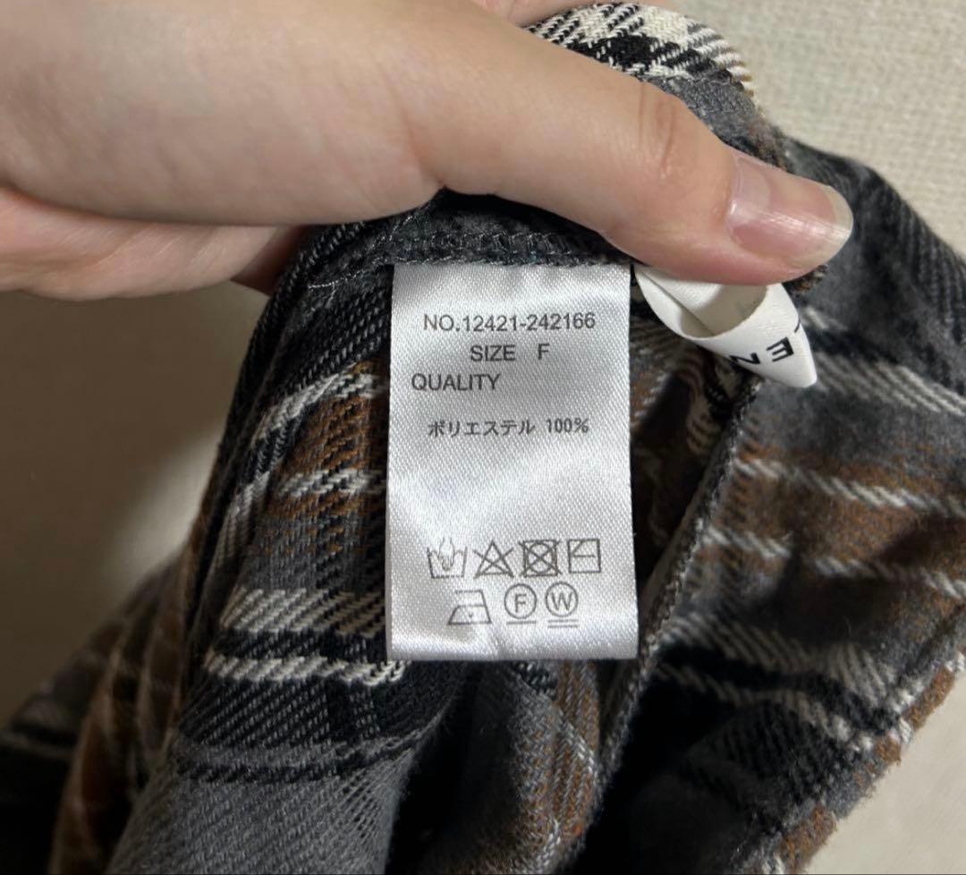 ACLENT アクレント　Volume wrap check skirt — image 5