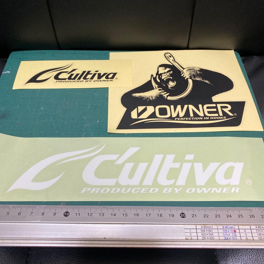 OWNER , C'ultiva/ステッカー/3枚セット — image 4