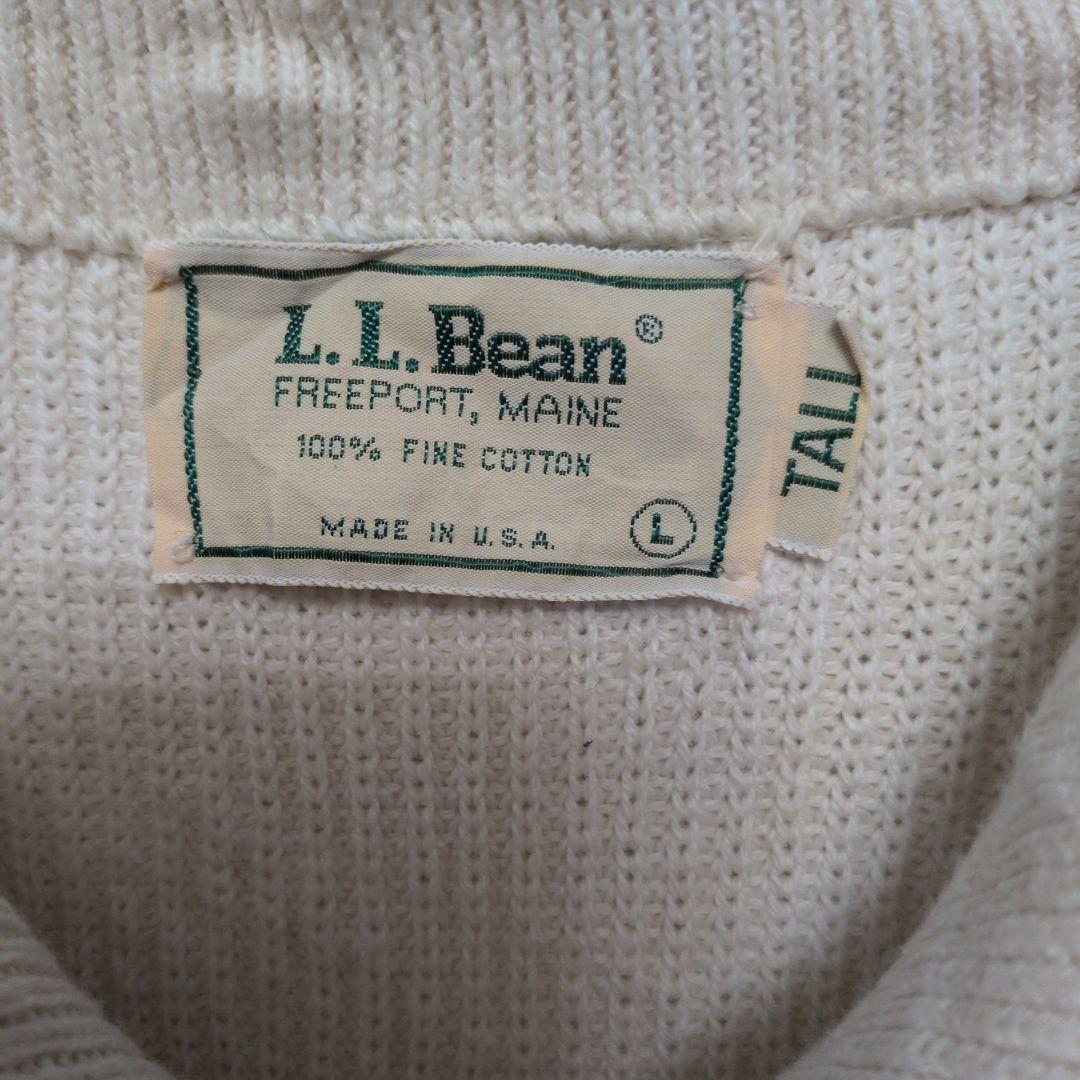 90s USA製 LLBean ジップセーター 2XL相当 超ロング丈＆袖丈 — image 3
