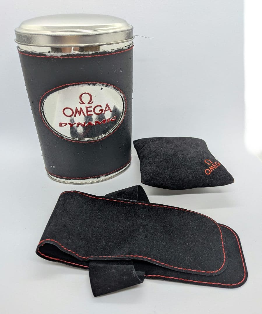 OMEGA DYNAMIC 缶ケース ビンテージ オメガ レトロ 時計なし — image 2