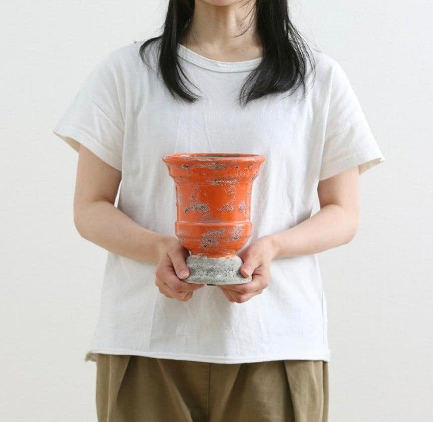 ●DULTON アラゴン アンティーク風　植木鉢 SとMの2個セット — image 5