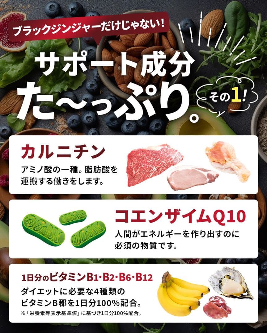 シボドーンEX 30日分 機能性表示食品 ブラックジンジャー配合 サプリ — image 5