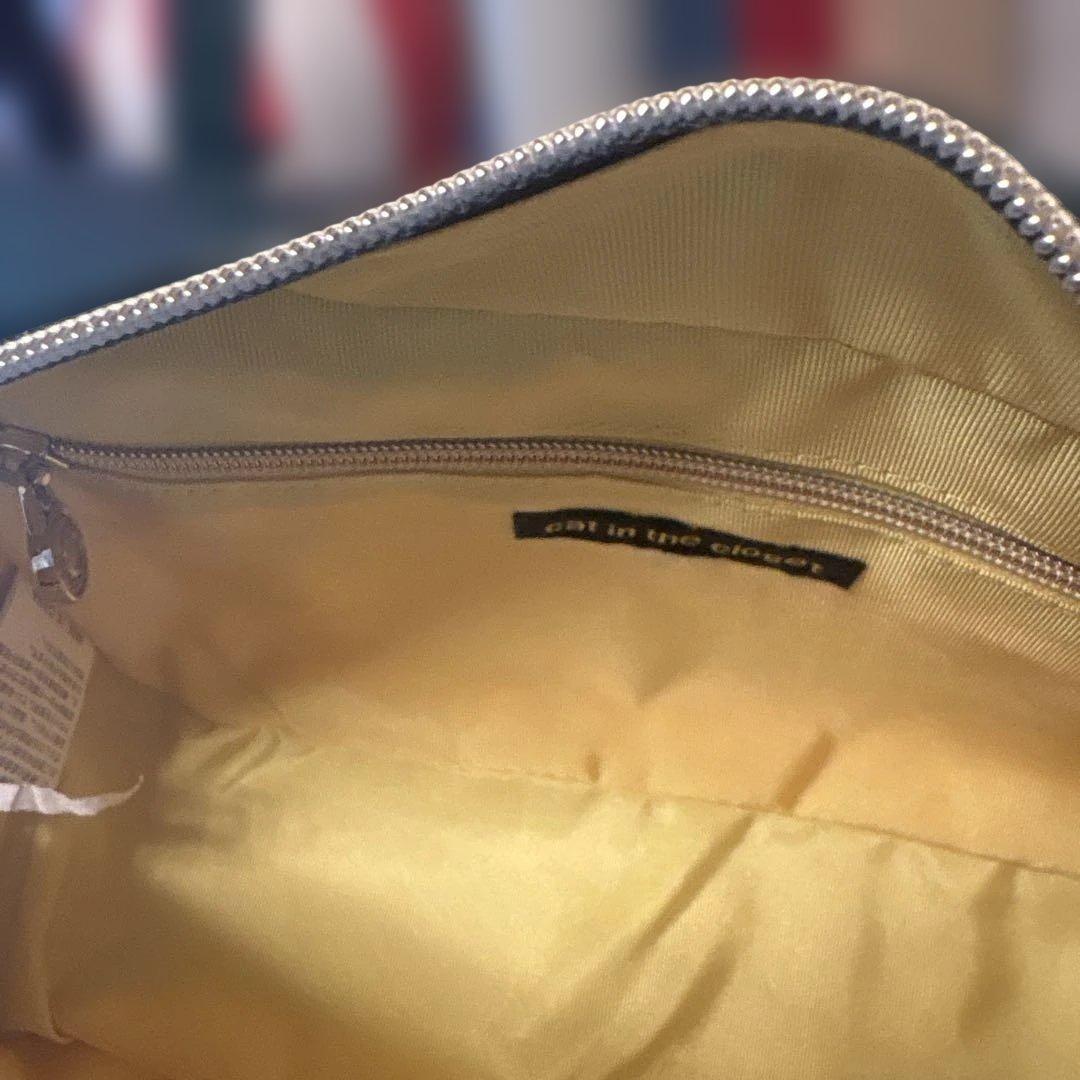 新品　cat in the closet クロコ型押し ハンドバッグ　グリーン — image 4