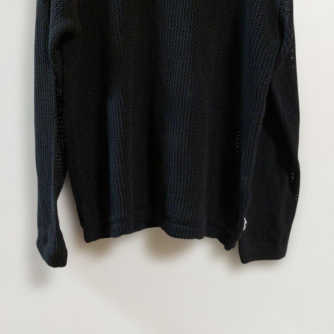 CPCM シーピーシーエム メッシュニット プルオーバー コットン ブラック Ｍ — image 5