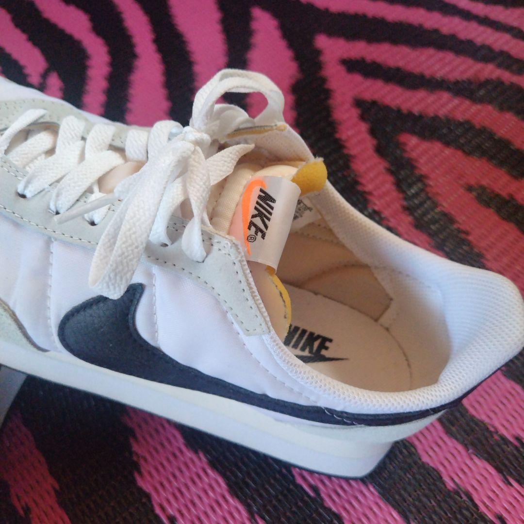 ⚪　NIKE　ワッフルトレーナー 28.5サイズ ホワイト✕ブラック — image 5