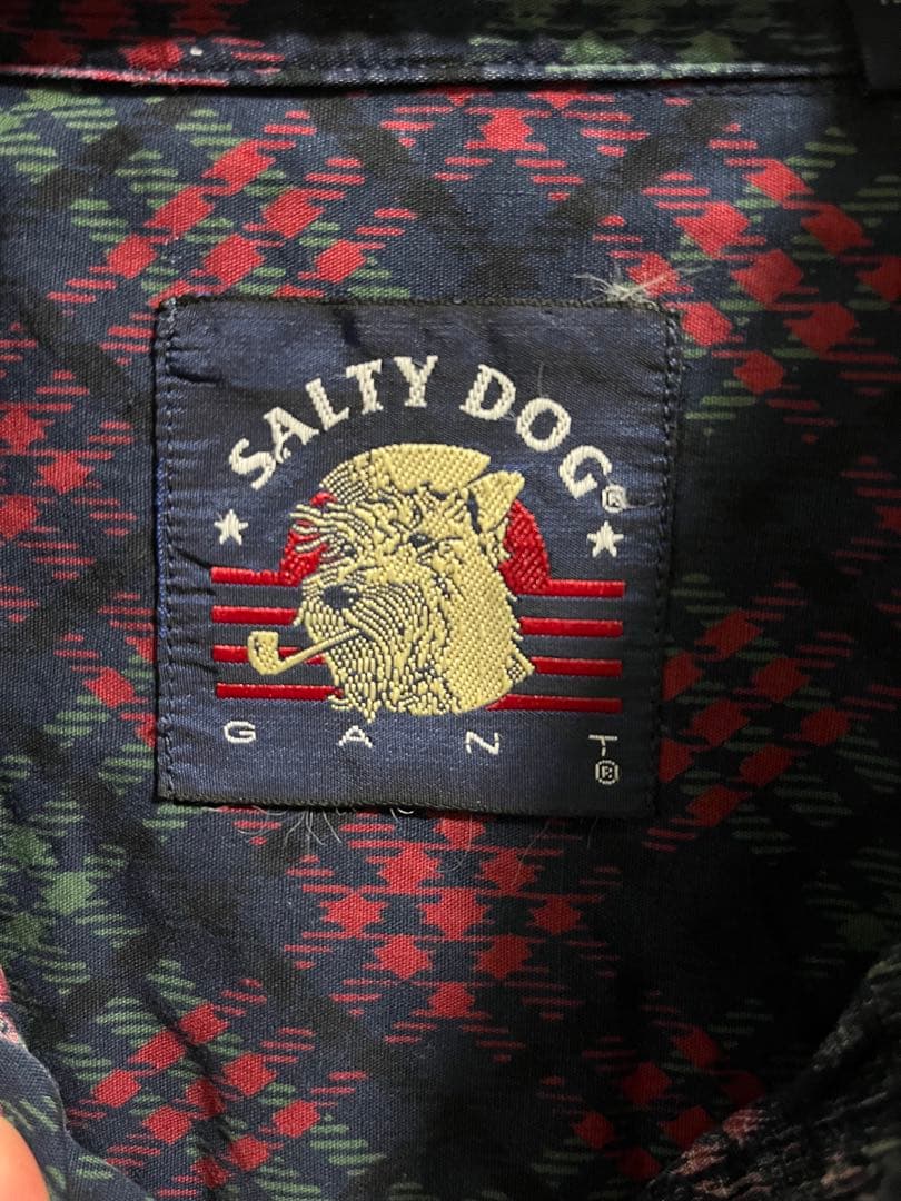 90s USA製 DOG 総柄シャツ アーガイル柄 ヴィンテージ 古着 — image 3