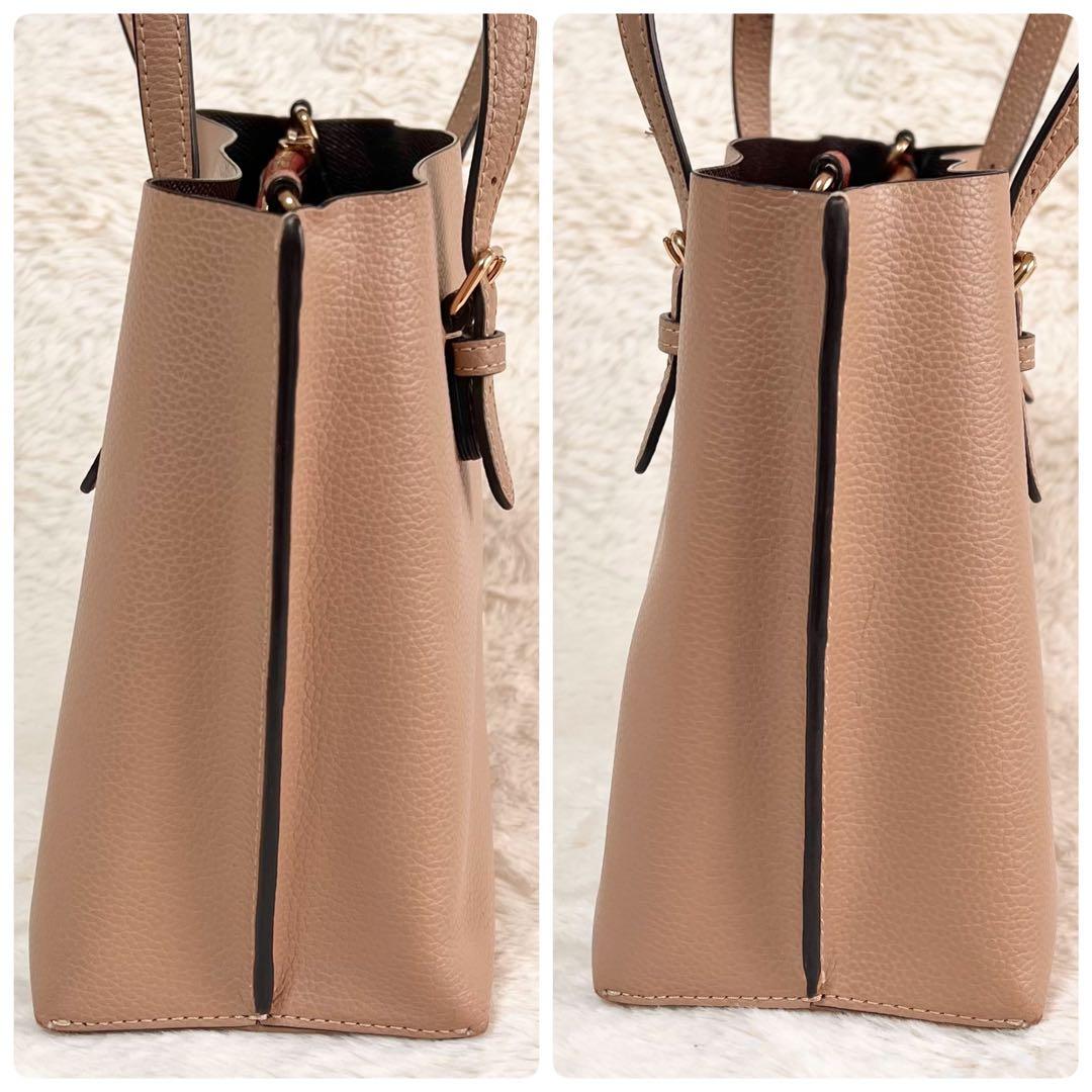 COACH コーチ✨️モリー　2way　ショルダー　ハンドバッグ　レザー　ベージュ — image 4