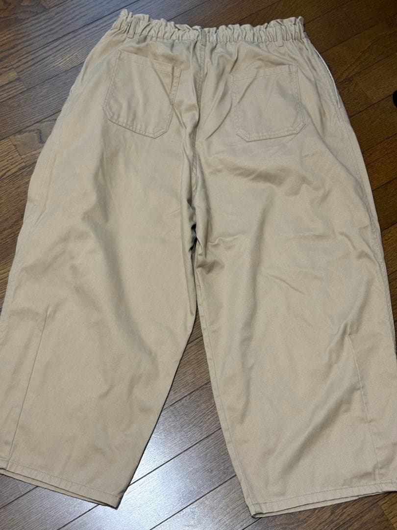 SEASON REASON コクーンワイドパンツ ベージュ LLサイズ — image 2