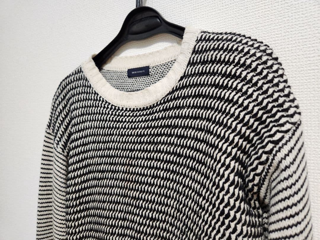 AMERICAN RAG CIE(アメリカンラグシー)白黒ニット — image 2
