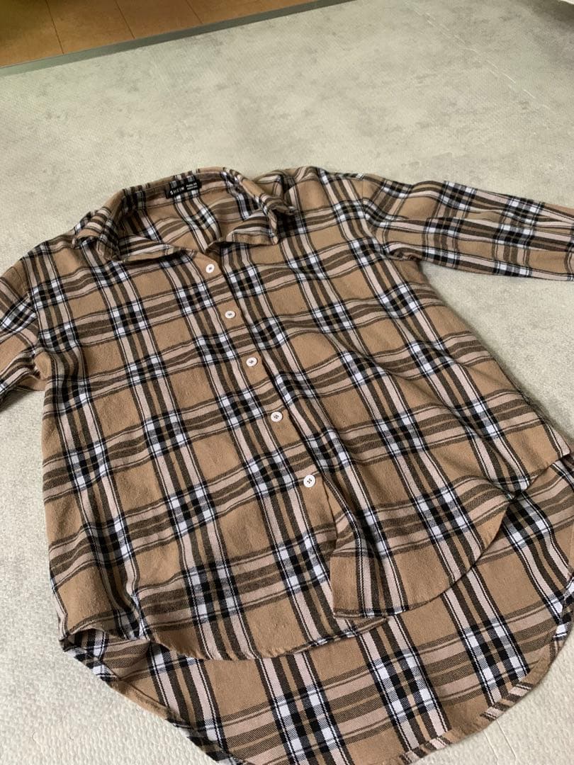 SHEIN チェック柄長袖 — image 2