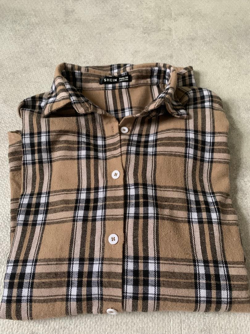 SHEIN チェック柄長袖 — image 3