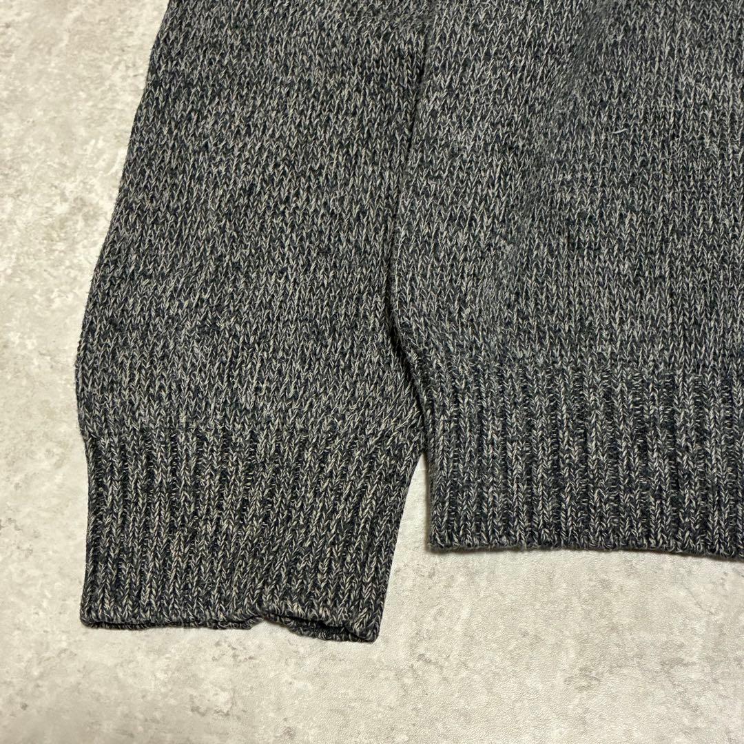 CHAPS ハーフボタン エルボーパッド コットン ニット XL アメカジ — image 5