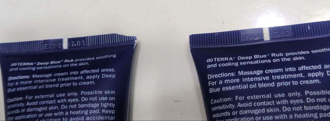 新品＆一度使用doTERRA ドテラディープブルーラブクリーム 120ml✕2本 — image 3