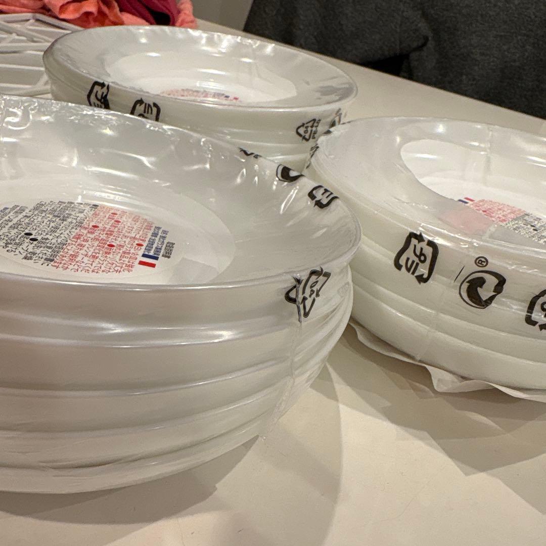 新品 未使用 皿 プレート ホワイト 複数枚セット — image 2