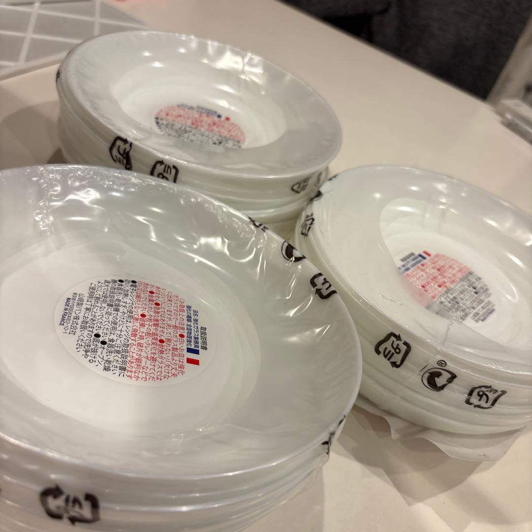新品 未使用 皿 プレート ホワイト 複数枚セット — image 3