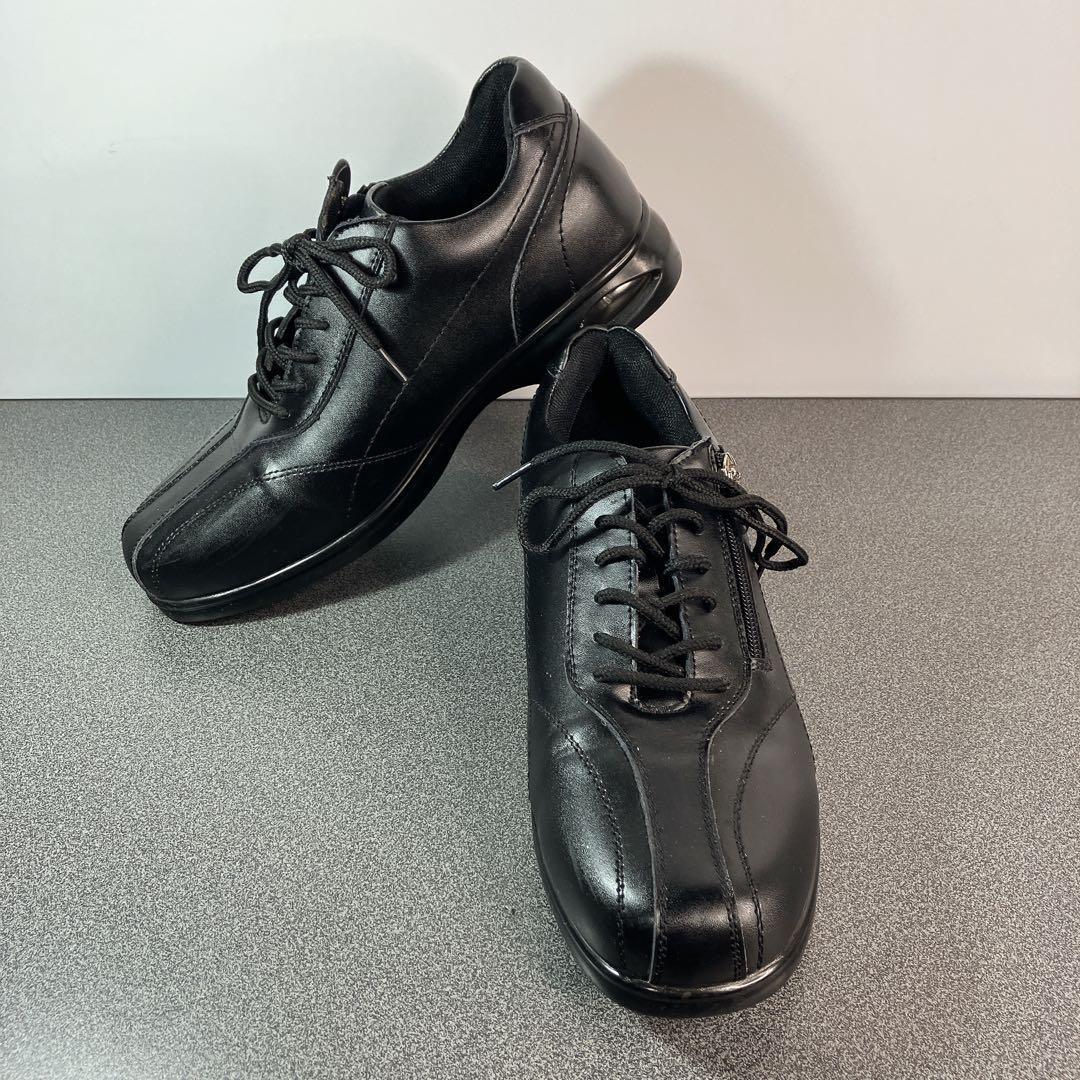 まずまず美品】Dandy Club サイドジップ シューズ 25.5 黒 — image 2