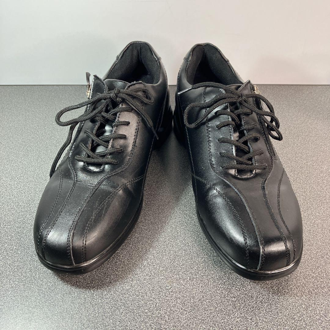 まずまず美品】Dandy Club サイドジップ シューズ 25.5 黒 — image 3