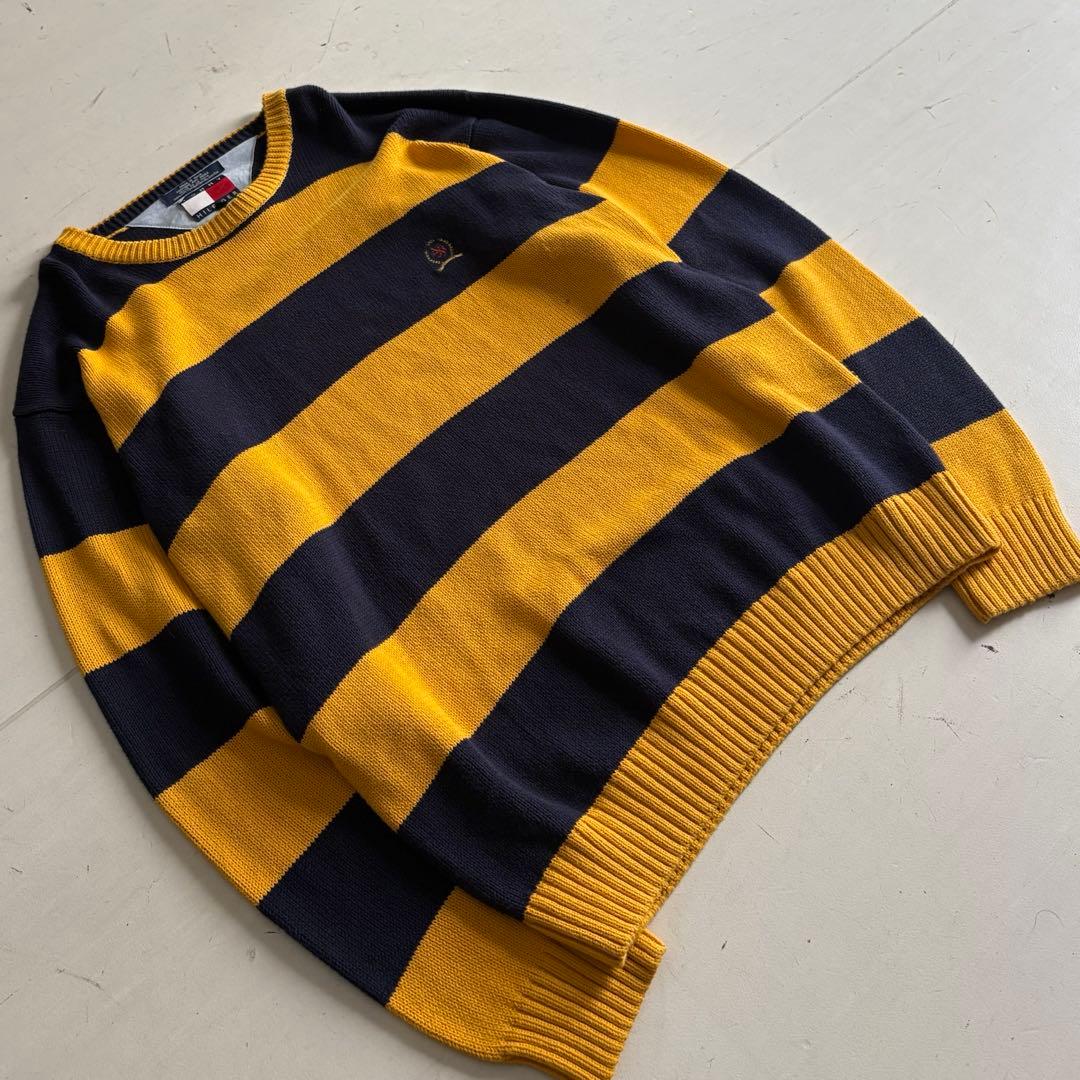 た*ん様 00's TOMMY HILFIGER ボーダーニット — image 3
