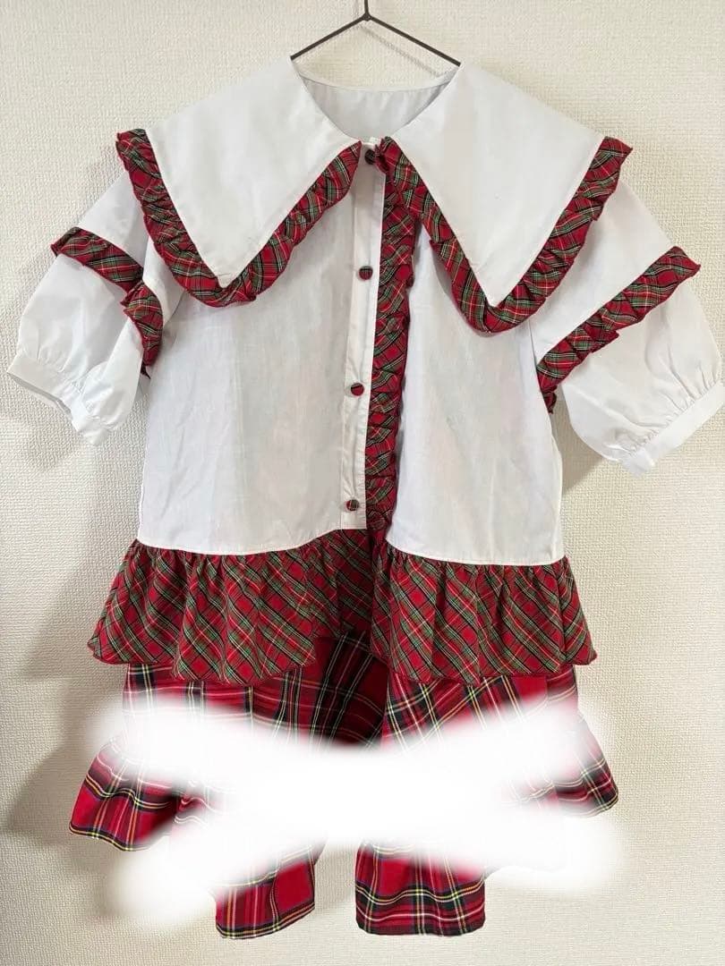 クティール レッド チェック 古着 メンズライク — image 2
