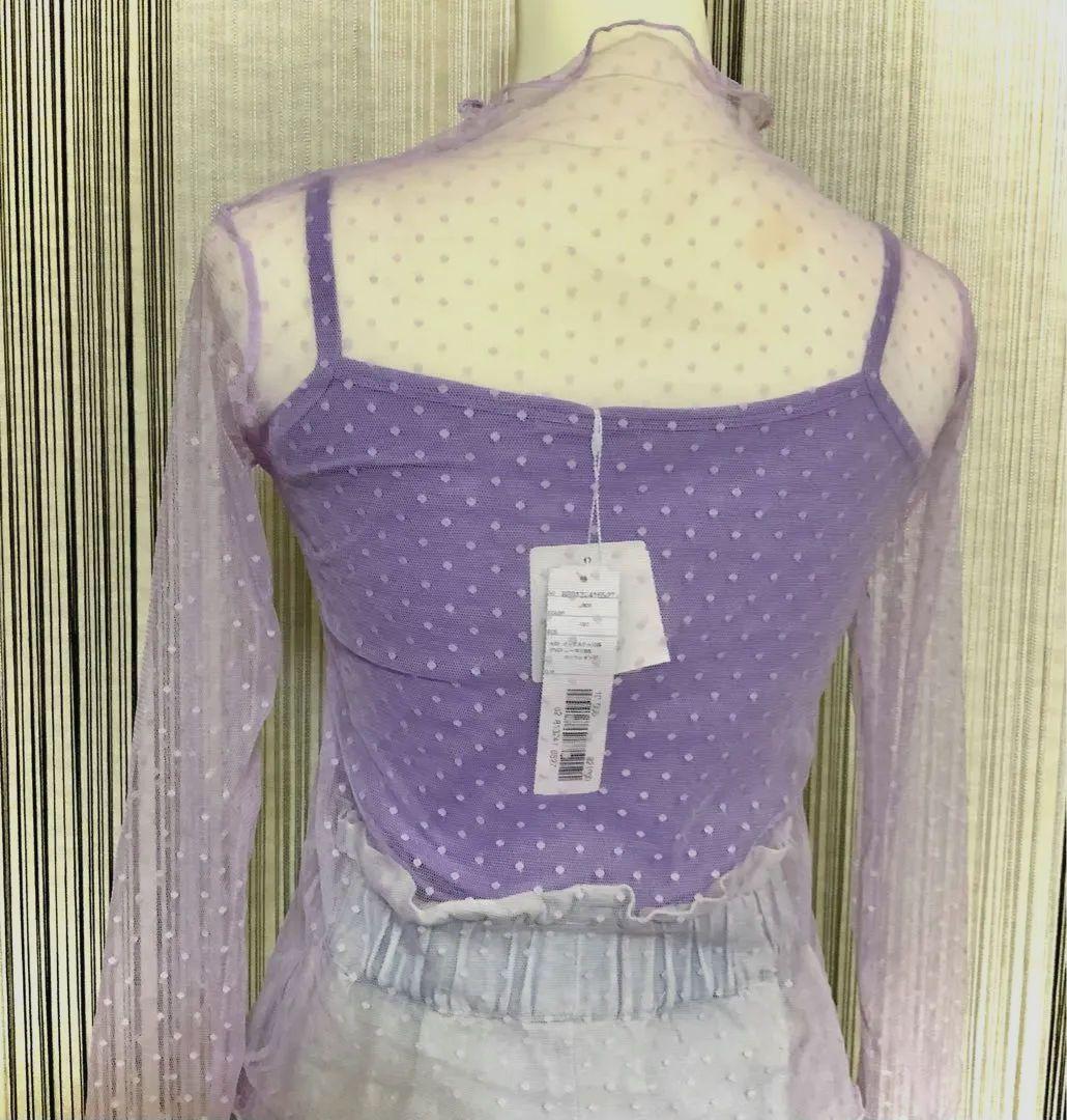 【新品】merlot メッシュハイネックトップス — image 3