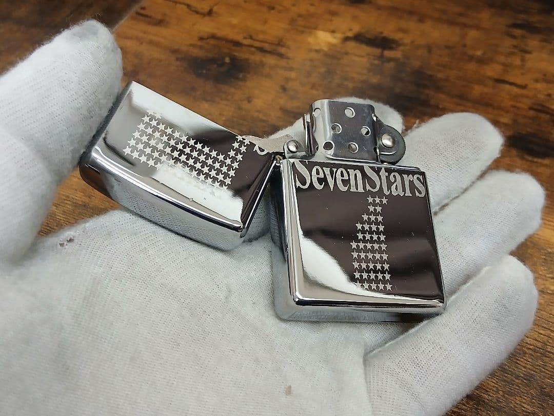 鏡面仕上げのSeven Stars セブンスター・オイルライター 新品 — image 5
