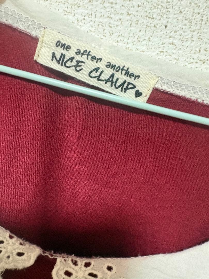 one after another NICE CLAUP 長袖カットソー　襟付き — image 2