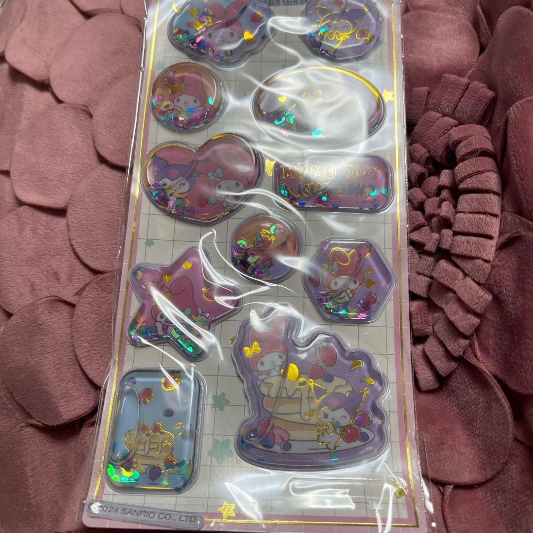 中国限定品！公式サンリオ シェイカーシール 3枚セット — image 2