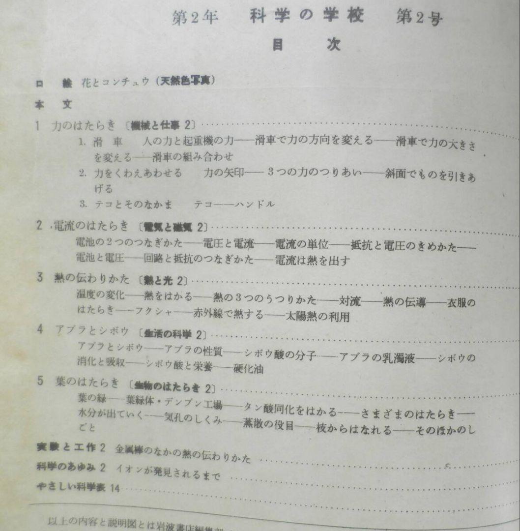 科学の学校 2年2号　昭和27年　アブラとシボウ　岩波書店　d — image 2