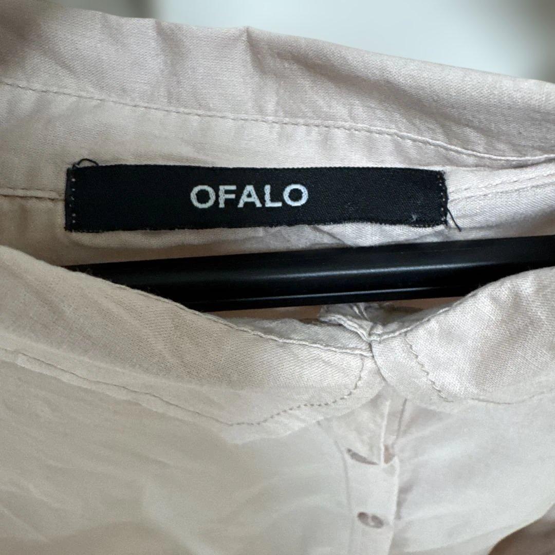 OFALO ベージュ シャツ 長袖 — image 3