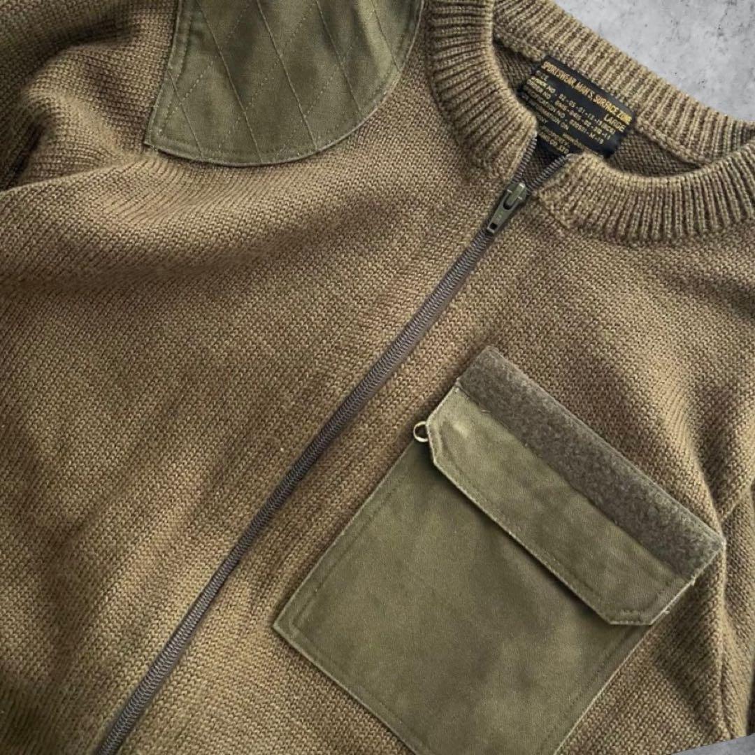 Vintage Military Knit Double Zip — image 4