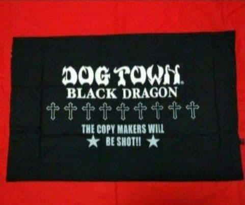 DOGTOWN ブラックドラゴン 枕カバードッグタウン　黒龍　黒　ブラック — image 3