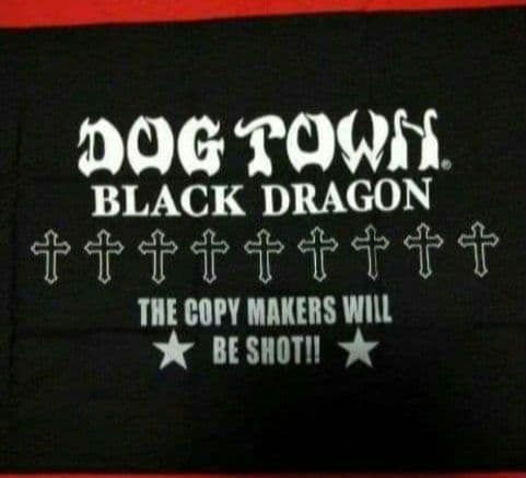 DOGTOWN ブラックドラゴン 枕カバードッグタウン　黒龍　黒　ブラック — image 4