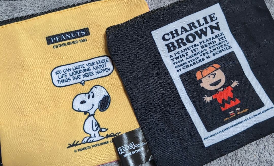 PEANUTS ビンテージデザインポーチ 3種セット — image 3