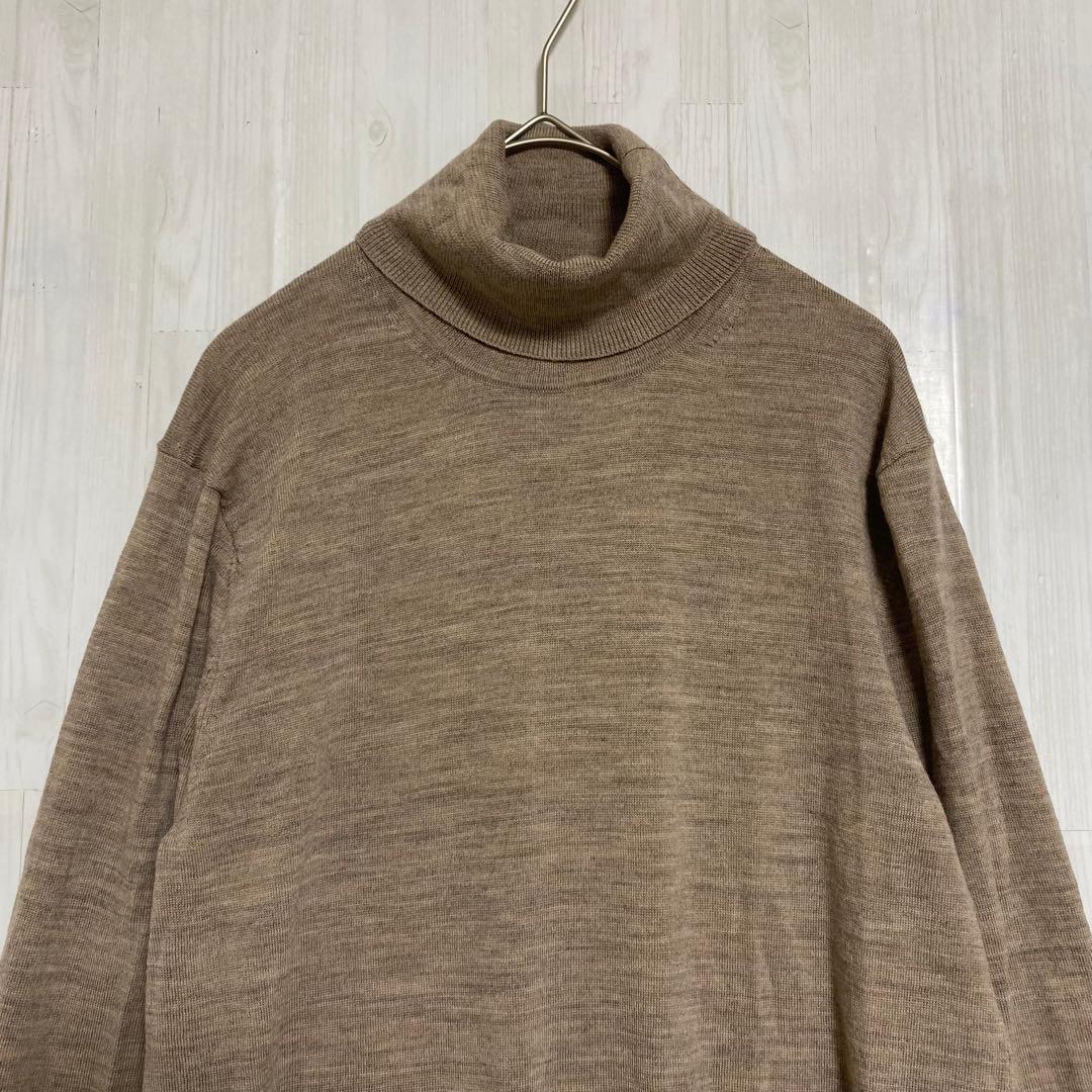 UNIQLO ユニクロ　ラムウール タートルネックニット　薄手　S — image 3