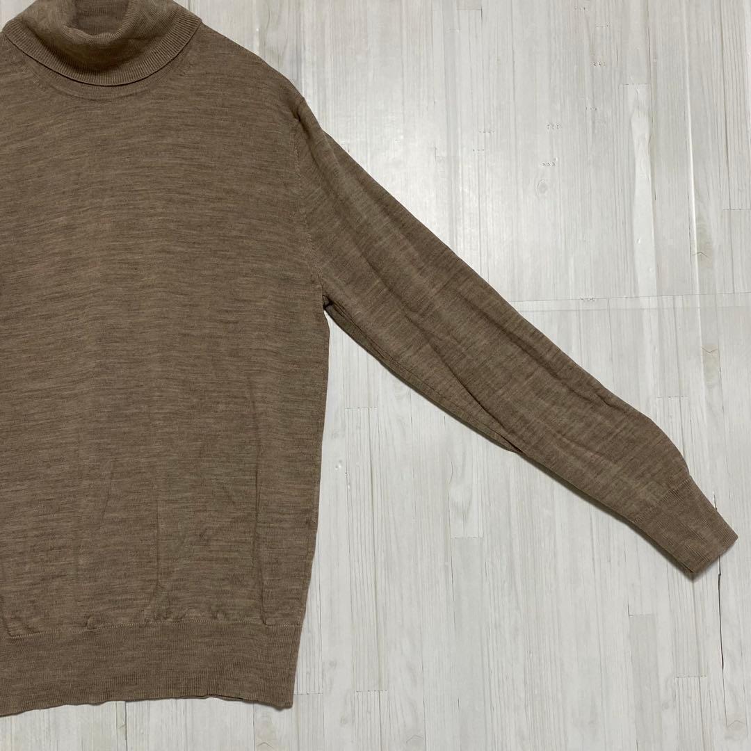 UNIQLO ユニクロ　ラムウール タートルネックニット　薄手　S — image 4