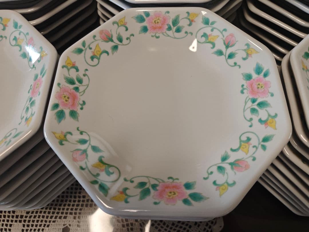 【特価】炒飯皿 八角皿 メラミン樹脂 割れない！ 未使用品 1枚100円×10枚 — image 3