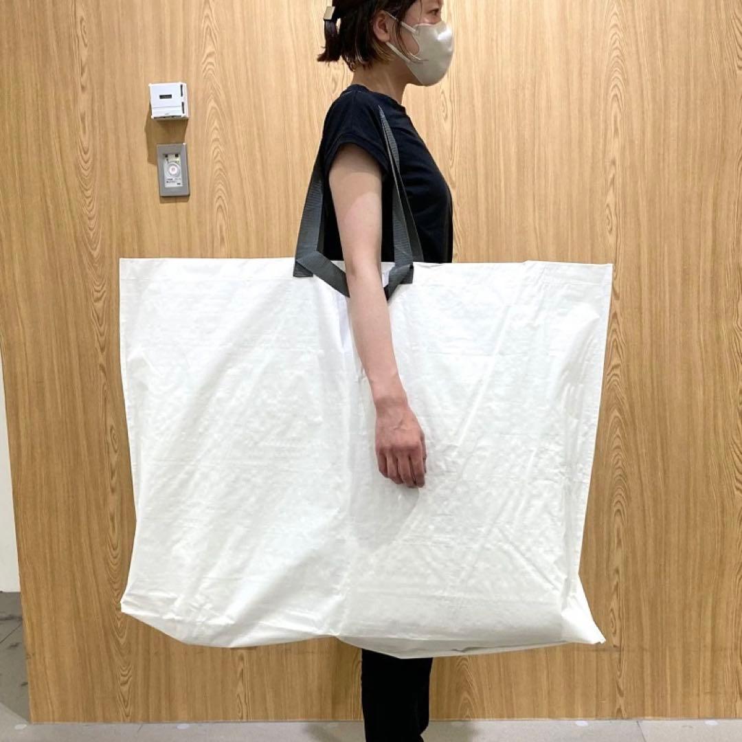 無印　MUJI ポリプロピレン　シェア　バッグ　ホワイト　エコバック　大 — image 2