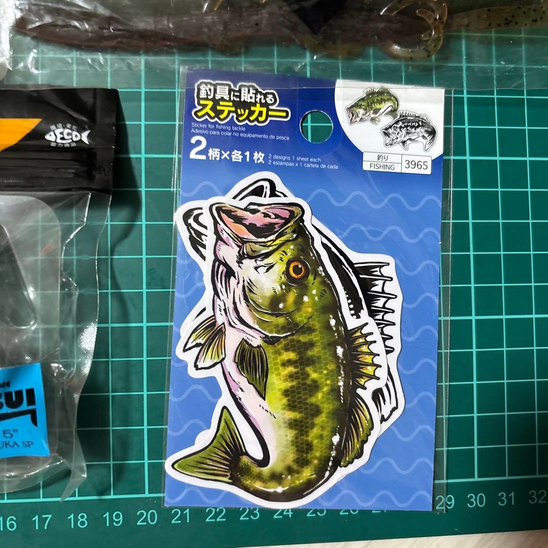 70 ボレアス　アノストレート　アクスイ　ステッカー　バス釣り　ワーム　釣具 — image 2