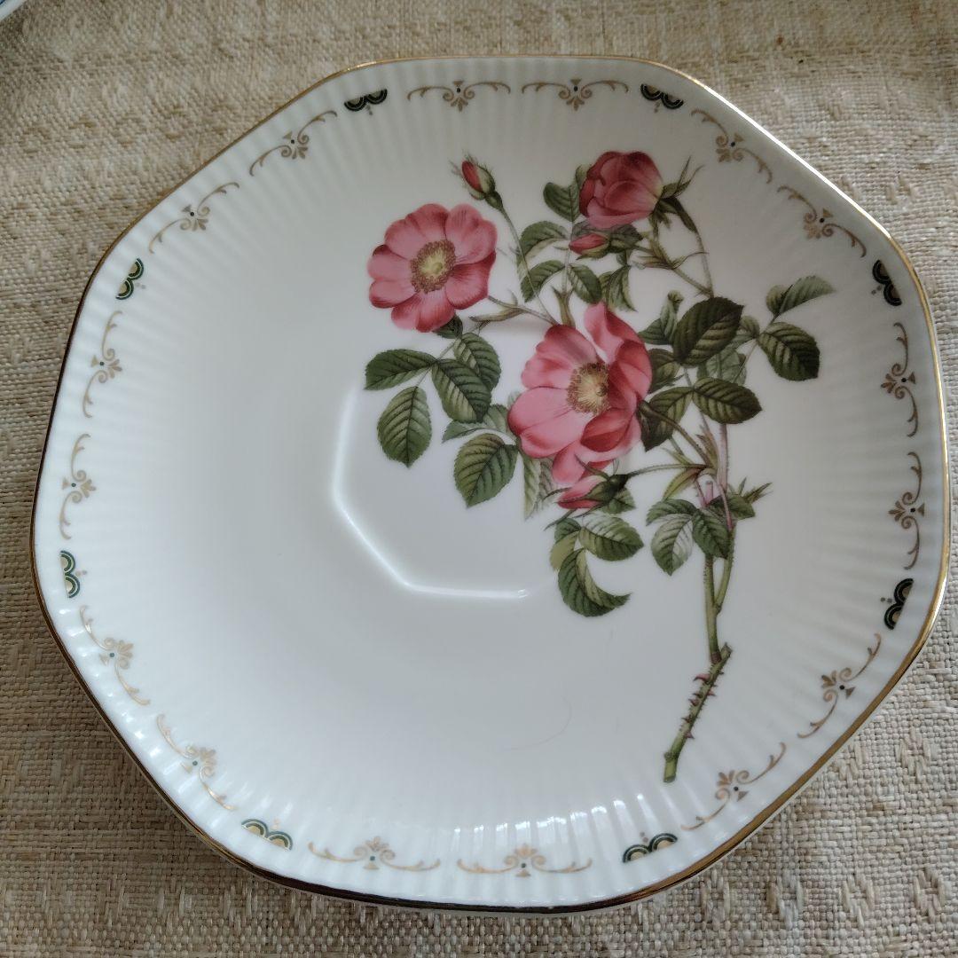 Marui Clay & Ceramics 薔薇柄 皿 スプーン付 — image 4