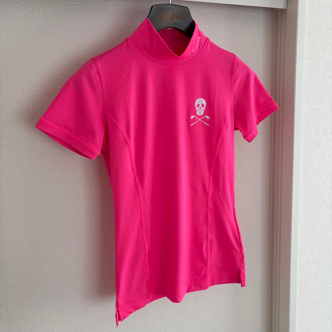 【美品】MARK & LONA マークアンドロナ 半袖ハイネックシャツ36 — image 2