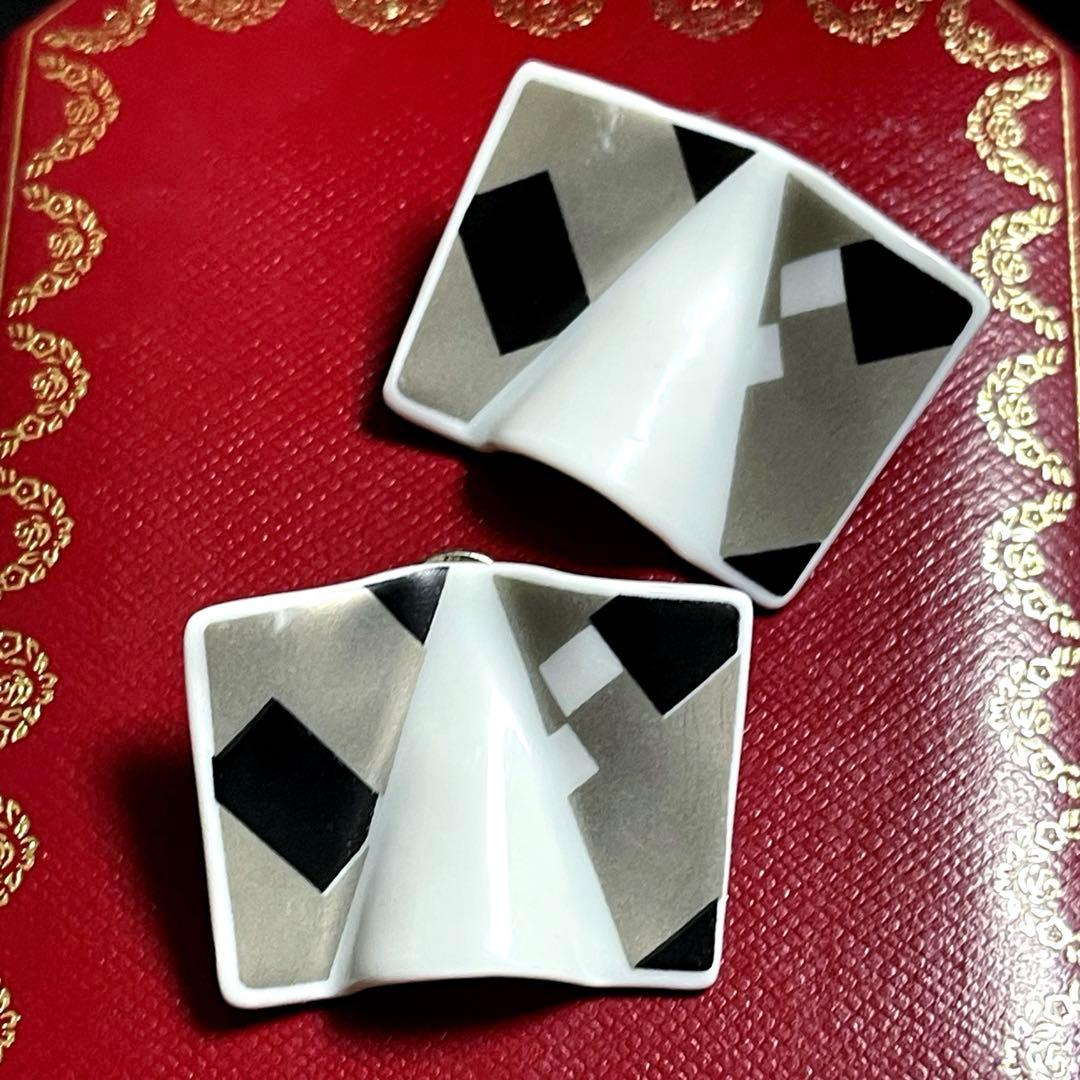 ヴィンテージ Rosenthal ローゼンタール スタジオライン イヤリング — image 2